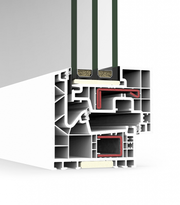 Sistema A 84 Hoja oculta Passivhaus