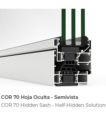 Sistema COR 70 Hoja Oculta